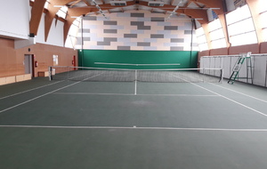 Occupation salle de tennis du 8 au 23 février 2025 (vacances scolaires)