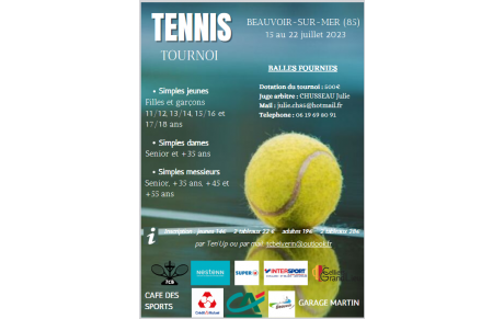 Tournoi d'été du 15 au 22 juillet 2023
